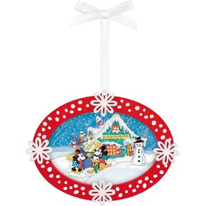 Hallmark Keepsake Christmas Ornament 2025, Disney Mickey and Friends Sending Season's Greetings, Papercraft, Gifts for Disney Fans in Saudi Arabia