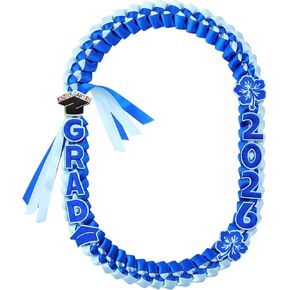 Hotop Graduation Leis Kids Kindergarten Class of 2025 Money Leis 47.2 Inch Double Braided Ribbon Necklace for Boys Girls Kindergarten Ribbon Handmade Congrats Graduation Gift in Kuwait