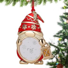 sucurcoo【 Christmas Tree Gnome Ornaments 2024 】 2" Photo Frame Insert, Bringing Cute and Warm Christmas Decoration to Babies, Families, and Couples Perfect (Santa Claus) in Saudi Arabia