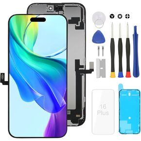 for iPhone 15 Screen Replacement Kit Full Assembly(A3090 A2846 A3089 A3092) withTrue Tone, iPhone 15 LCD Display Digitizer Screen with 3D Touch Digitizer and Repair Tools Kit in Saudi Arabia
