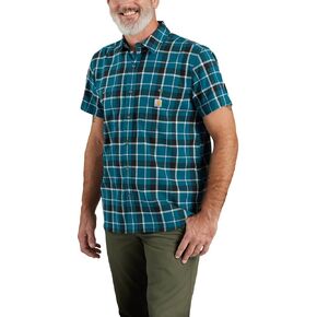 حذاء Carhartt الرجالي القوي المرن&Reg؛ مقاس مريح وخفيف الوزن ومطبوع بأكمام قصيرة - 106139-I26 XX- Navy in Kuwait