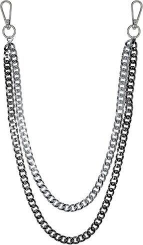 ICE STAR Men’s Hip-Hop Style Pant Chains – Stylish Jeans Chain with Large Hook for Streetwear Outfits in Saudi Arabia