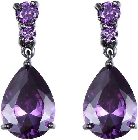 Fashionable and Elegant Synthetic Zirconia Pendant Earrings, Suitable for Women's Wedding and Banquet Jewelry, Is A Romantic Gift for Your Wife in Saudi Arabia