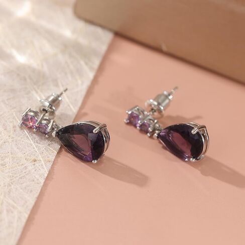 Fashionable and Elegant Synthetic Zirconia Pendant Earrings, Suitable for Women's Wedding and Banquet Jewelry, Is A Romantic Gift for Your Wife in Saudi Arabia