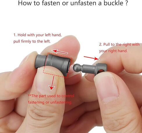 TONYFY Titanium Quick Release Keychain, 360° Swivel Key Ring Clip with Double-End Lock, Heavy Duty EDC Key Holder for Men in Saudi Arabia