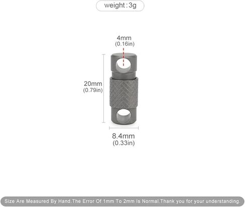 TONYFY Titanium Quick Release Keychain, 360° Swivel Key Ring Clip with Double-End Lock, Heavy Duty EDC Key Holder for Men in Saudi Arabia