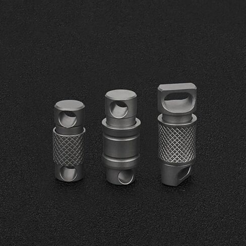 TONYFY Titanium Quick Release Keychain, 360° Swivel Key Ring Clip with Double-End Lock, Heavy Duty EDC Key Holder for Men in Saudi Arabia