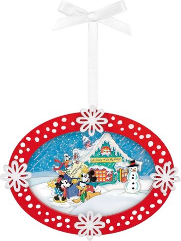 Hallmark Keepsake Christmas Ornament 2025, Disney Mickey and Friends Sending Season's Greetings, Papercraft, Gifts for Disney Fans in Saudi Arabia
