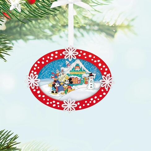 Hallmark Keepsake Christmas Ornament 2025, Disney Mickey and Friends Sending Season's Greetings, Papercraft, Gifts for Disney Fans in Saudi Arabia