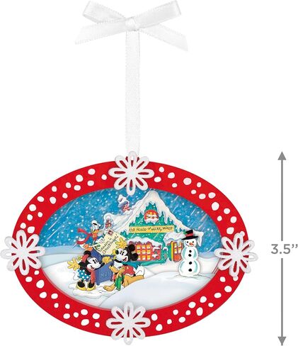Hallmark Keepsake Christmas Ornament 2025, Disney Mickey and Friends Sending Season's Greetings, Papercraft, Gifts for Disney Fans in Saudi Arabia
