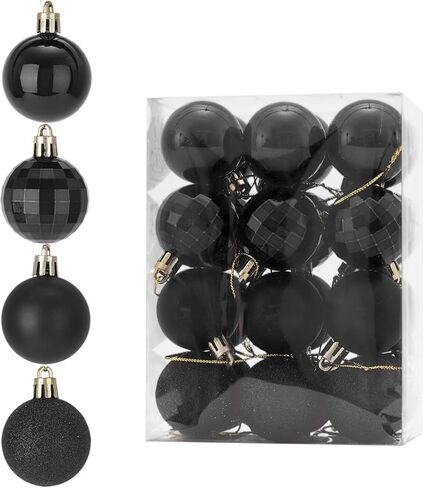 Diahom عيد الميلاد الكرة 24ct 1.57 بوصة بيضاء صغيرة عيد الميلاد شنقا الحلي للأشجار إكليل إكليل حفل زفاف ديكور المنزل مكتب متجر in Kuwait