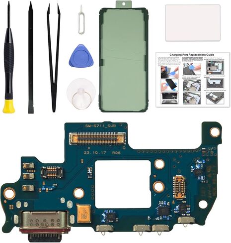 Charging Port Replacement Kit Compatible with Galaxy A33 5G, Dock Board USB-C Connector Only for Galaxy A33 5G SM-A336, with Toolkit in Kuwait
