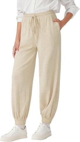 CIDER Women's Casual Sweatpants Drawstring Lounge Pants Comfortable Knit Joggers with Pockets in Saudi Arabia