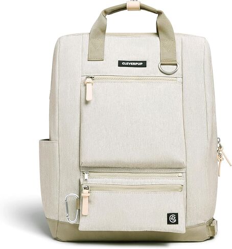 حقيبة ظهر Cleverpup Porter 2 في 1 للكلاب - حقيبة سفر ممتازة للكلاب مع 10 جيوب، وحقيبة مكافآت بسحاب، ومشبك للمقود، وجيوب مقاومة للماء وحامل زجاجة مياه - عطلة نهاية الأسبوع، والمشي لمسافات طويلة، والتخييم، والرمل in Kuwait