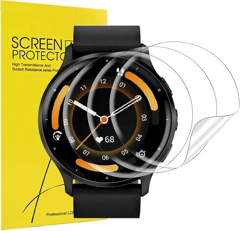 4 Pack Anti-Scratch Film for Garmin Forerunner 165 Screen Protector, 9H Hardness Tempered Glass Full Protective in Kuwait