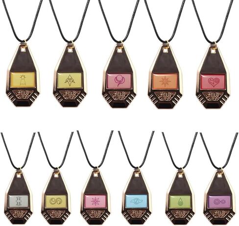 PHAMTHOMST Anime Digimon Adventure Necklace Tag & Crest Emblem Digivice Badge Pendant Necklace Digital Monster Evolution Collection Gift, As Pic, PTHOM-T03-US-TP1625 in Saudi Arabia