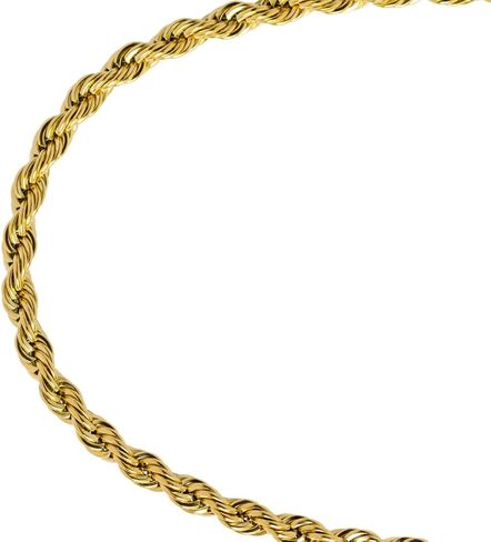 دبي مجموعات حبل سلسلة 7MM 24K الماس قطع المجوهرات القلائد مطلي المشبك صنع لارتداء وحدها / ث المعلقات مضمونة للحياة in Kuwait
