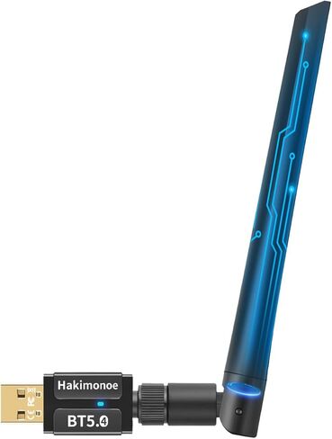 USB Bluetooth 5.4 محول لجهاز الكمبيوتر المحمول للكمبيوتر الشخصي ، محول Dongle اللاسلكي طويل المدى 492 قدمًا لنظام التشغيل Windows 11 10 8.1 7 سطح مكتب ، قابس وتشغيل لوحة مفاتيح لوحة مفاتيح Bluetooth Mouse. in Kuwait