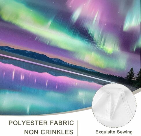 Tapestry Wall Hanging Mountain Lake Aurora Scenery Night Sky Room Decor Tapestries for Bedroom Living Room College Dorm Aesthetic Large 59x79 Inch in Saudi Arabia