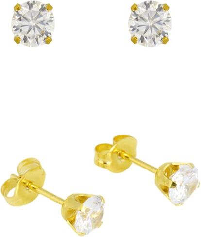 أقراط Studex Baby Phat المرصعة للنساء والرجال - مجموعة أقراط مرصعة لا تسبب الحساسية، مجوهرات للبشرة الحساسة، آمنة على النيكل in Kuwait