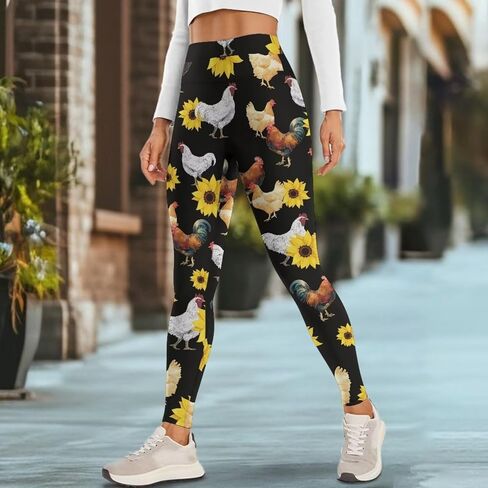 JEOCODY Leggings for Women with Pockets Casual High Waist Tummy Control Pants Soft Slimming Yoga Pants in Saudi Arabia