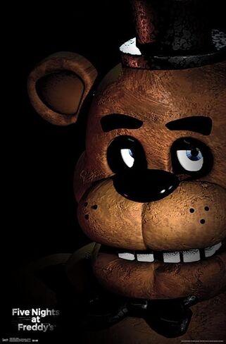 Trends International Five Nights at Freddy's - ملصق حائط فريدي، 22.375 بوصة × 34 بوصة، نسخة غير مؤطرة in Kuwait