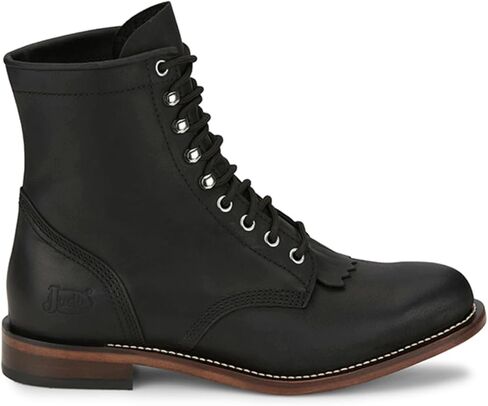 Justin Men's Drennan Lace-Up Boot Round Toe - RP503 11 EE US Black in Saudi Arabia