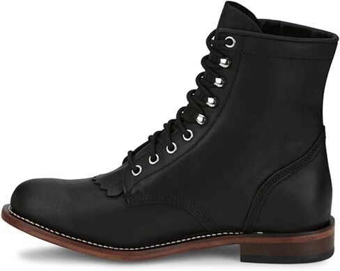 Justin Men's Drennan Lace-Up Boot Round Toe - RP503 11 EE US Black in Saudi Arabia