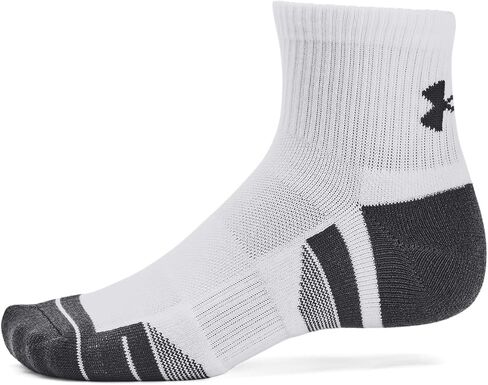 Under Armor Usisex UA Performance Tech Quarter Socks 3 -Pack - Sweat Wicking Accessories MD in Kuwait