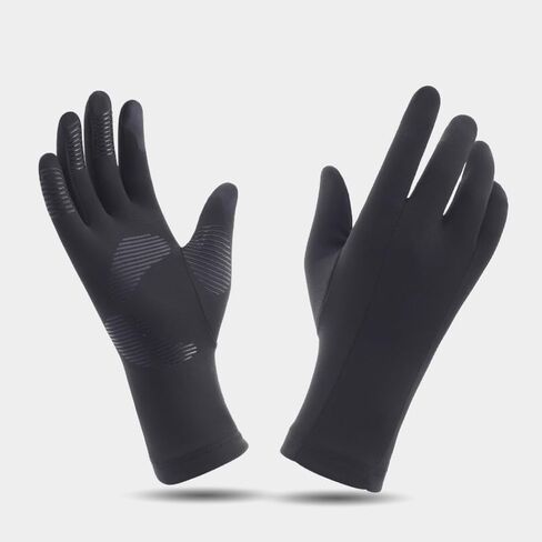 INOGIH Winter Full Finger Liner Thermal Warm Touch Screen Cyling Gloves Windproof Warm Anti-Slip Gloves for Running, Biking, Workout in Saudi Arabia