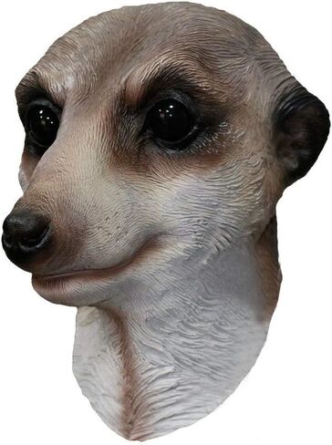HENGYUTOYMASK Wild Safari Meerkat Mask, Wildlife Latex Masks Animal Carnival Party Mask Halloween Costume Party in Saudi Arabia