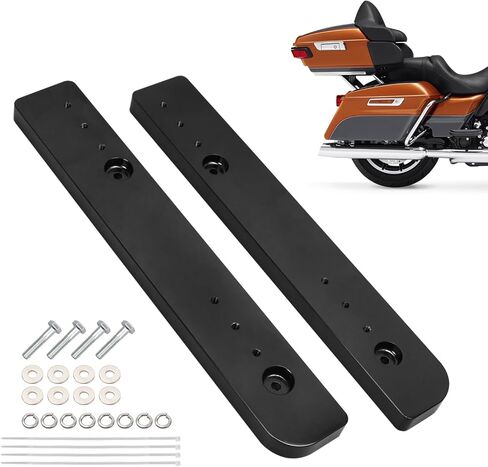 مقعد الركاب قابل للتعديل 1 "-3" طقم نقل صندوق السيارة، لوحة تمديد متوافقة مع Touring Road King Electra Street Road Glide Trikes Tri Glide Tour Pak Pack 2009-2013 in Kuwait