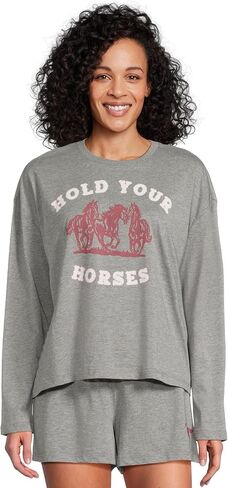 PJ Salvage womens Hold Your Horses Short Pj Set in Saudi Arabia