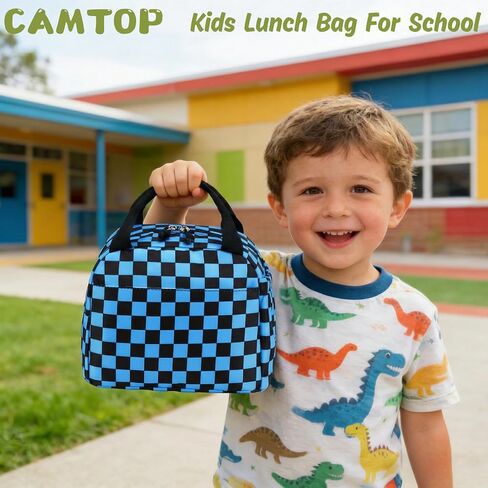 CAMTOP kids lunch bag Cute Insulated lunch box for Boys & Girls Leakproof loncheras for school in Saudi Arabia