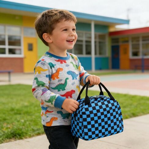 CAMTOP kids lunch bag Cute Insulated lunch box for Boys & Girls Leakproof loncheras for school in Saudi Arabia