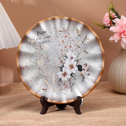 Telooco 2 PCS Wooden Plate Stands for Display, 4" Easel Plate Holder Brown Folding Display Stand Small Picture Stands Decorative Plates Holder for Display Picture Frame Book Dish Artwork Easels in Saudi Arabia