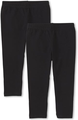 The Children's Place,Girls,Assorted Everyday Capri Leggings,Solid Multicolor 5-Pack,Small in Saudi Arabia