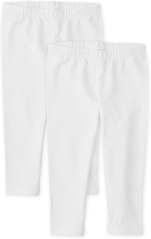 The Children's Place,Girls,Assorted Everyday Capri Leggings,Solid Multicolor 5-Pack,Small in Saudi Arabia