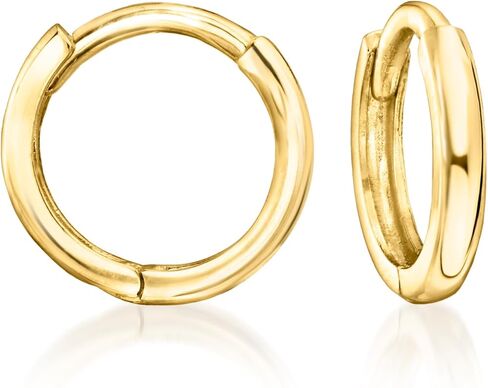 Pure Collection by Ross-Simons Italian 14kt Yellow Gold Charm-Compatible Huggie Hoop Earrings in Saudi Arabia