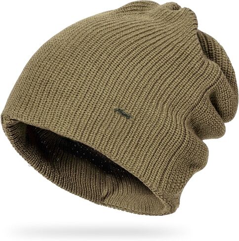 CLAPE Women's Ponytail Beanie Hat, Winter Cozy Warm Knit Beanies High Bun Hats Skull Cap for Chilly Weather in Kuwait