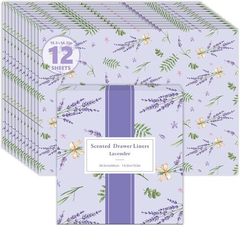 بطانات درج عيد الميلاد Scentorini لمرضي الخزانة ، مجموعة ， قرفة التفاح ، الأرز ، 12 ورقة لهدايا الديكور عيد الميلاد على الرف المنزلي in Kuwait