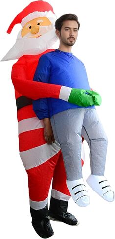 AGCOAH Adult Half Wear Inflatable Costume Funny Dress up for Halloween Christmas Holiday Party in Saudi Arabia