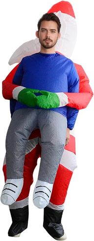 AGCOAH Adult Half Wear Inflatable Costume Funny Dress up for Halloween Christmas Holiday Party in Saudi Arabia