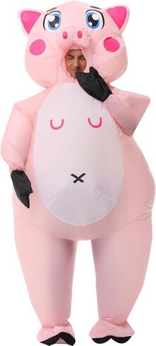 AGCOAH Adult Half Wear Inflatable Costume Funny Dress up for Halloween Christmas Holiday Party in Saudi Arabia