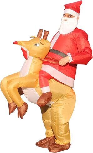 AGCOAH Adult Half Wear Inflatable Costume Funny Dress up for Halloween Christmas Holiday Party in Saudi Arabia