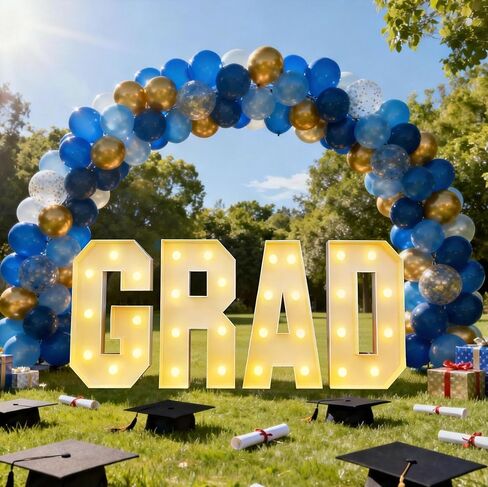 2.3FT Marquee Numbers Lights 2026 Sign, Light up letters for New Year Decorations 2026 Graduation Decoration, Class of 2026 for College High School Senior Kindergarten Graduation Party Favor Supplies in Saudi Arabia