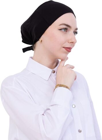 Prien Soft Undercap Hijab for Women, Cotton Islamic Bonnet, Muslim Head Scarf Inner Cap for Prayer Wear, Turban Hat Ramadan in Saudi Arabia
