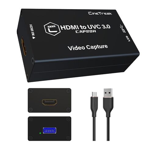 CAP20S SDI to USB 3.0 Capture Card,livestreaming Capture Card,1080p60 Uncompressed Video Capture,3D Lut Output PS5/PS4/OBS/PC in Kuwait