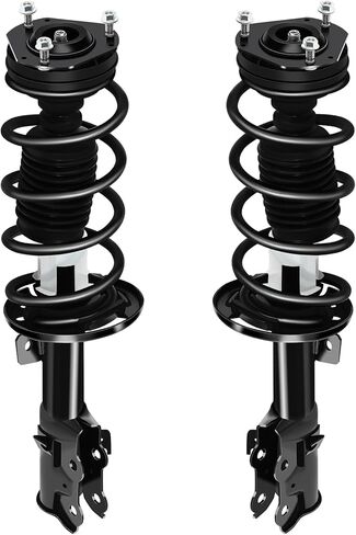 AUTOMUTO Front Pair Complete Struts Spring Assembly Shock Absorber Compatible with 2010-2013 for Ford Fiesta Struts 172525 172524 in Saudi Arabia