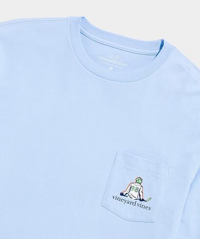 تي شيرت Vineyard Vines للرجال بأكمام طويلة من Hockey Pond in Kuwait